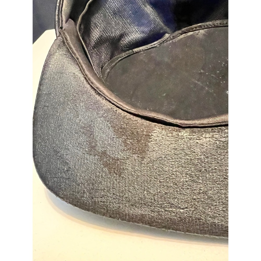 New York Hat & Cap Co. Genuine Leather Black Greek Fisherman's Captain Hat Usa View 6